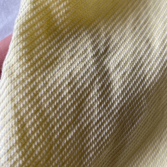 Daniel Hechter Paris Men's Yellow Button Up Long Sleeve Dress Shirt Size Large - Picture 11 of 12